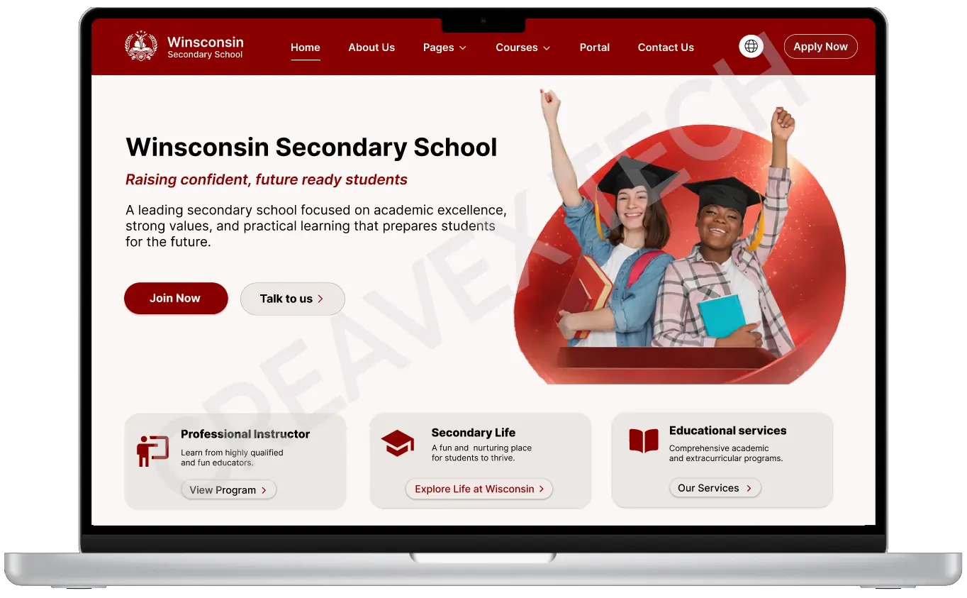 School Portal Development Project in lagos